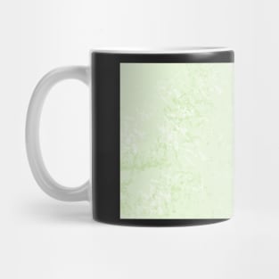 Stylized, green and contour, brown leaves of Ginkgo biloba on green, textured, paper background.  Ginkgo biloba. Mug